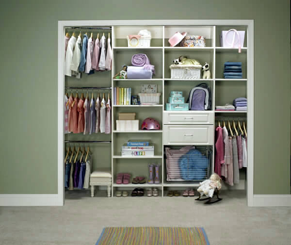 Organizing children's closets